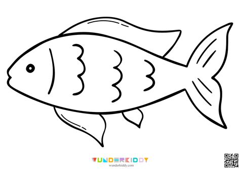 Fish Colouring Template