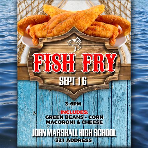 Fish Fry Flyer Template