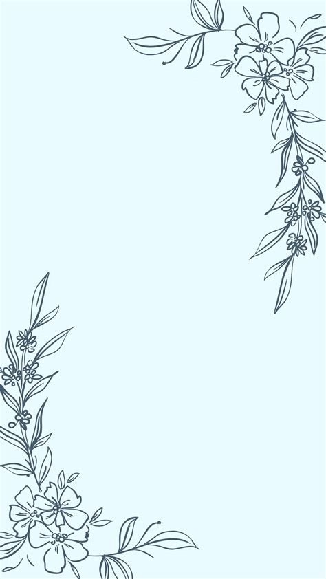 Floral Border Template