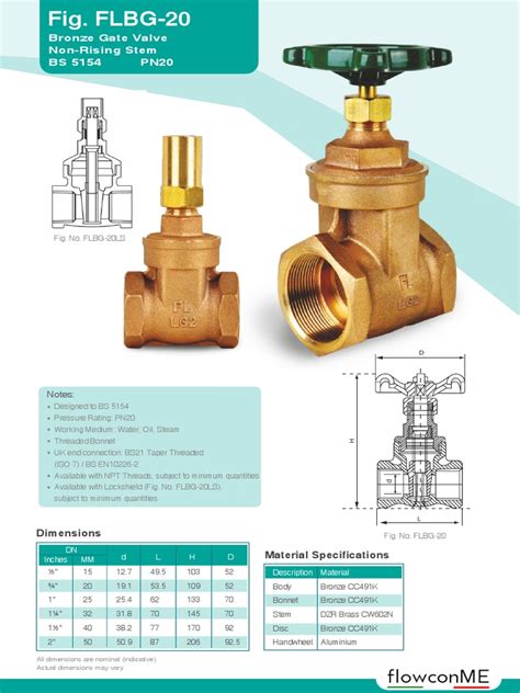 Flowcon Valves Catalogue