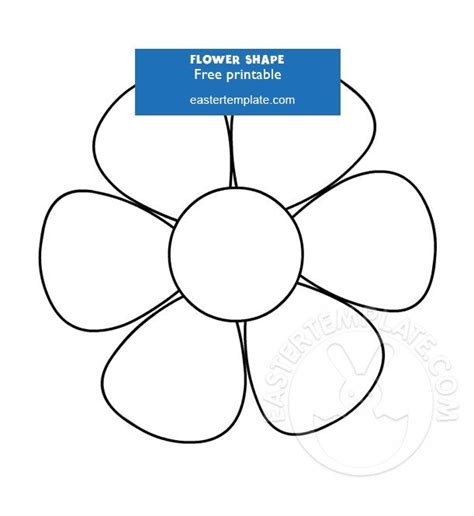 Flower Shape Printable