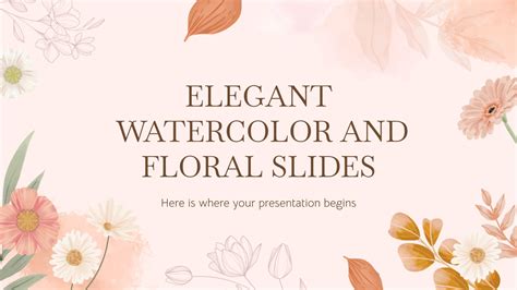 Flower Slides Template