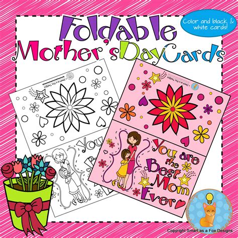 Foldable Mothers Day Cards Printable