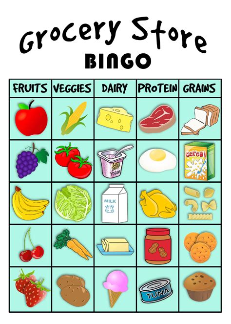 Food Groups Printables