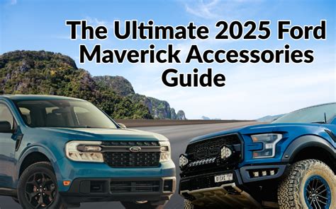Ford Maverick Accessories Catalog