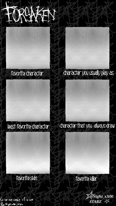 Forsaken Character Template