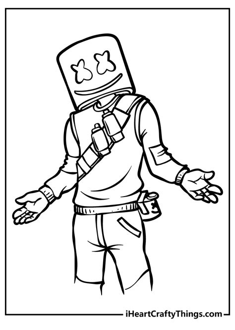 Fortnite Printable Coloring Pages