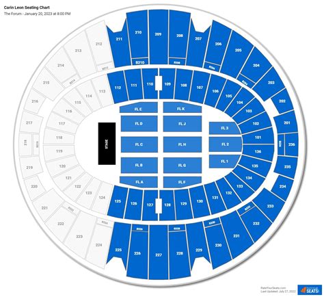 Forum Detailed Seating Chart
