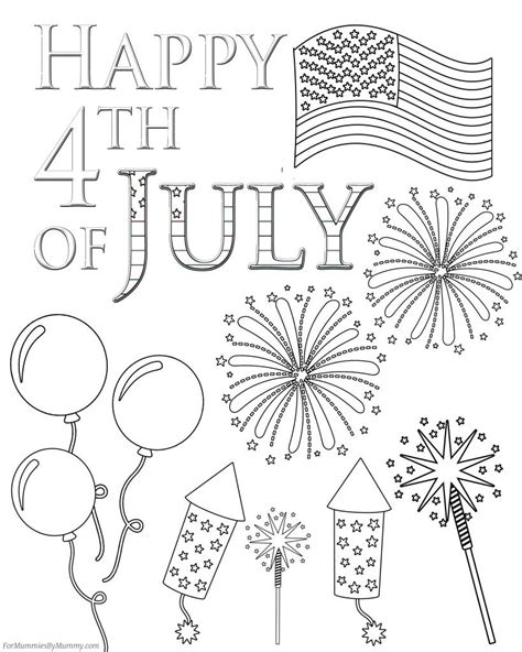 Fourth Of July Printable
