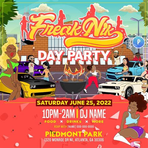 Freaknik Flyer Template Free