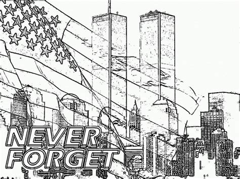 Free Adult Printable World Trade Center Coloring Pages