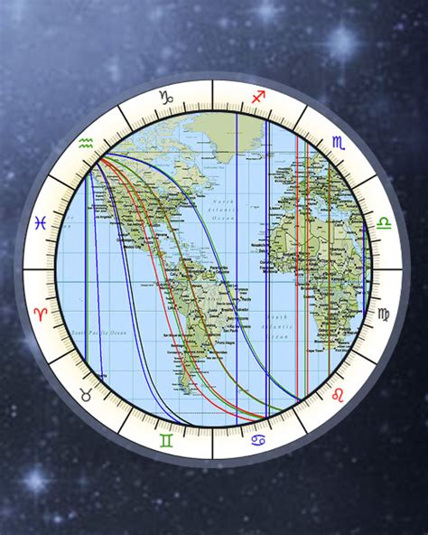 Free Astrocartography Chart