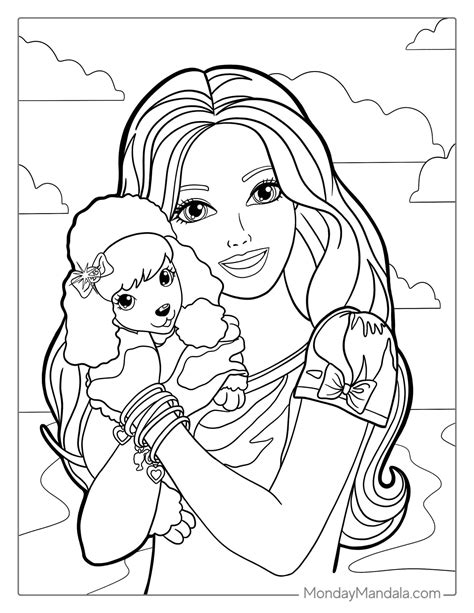 Free Barbie Coloring Pages Printable