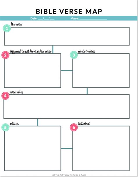 Free Bible Verse Mapping Printable