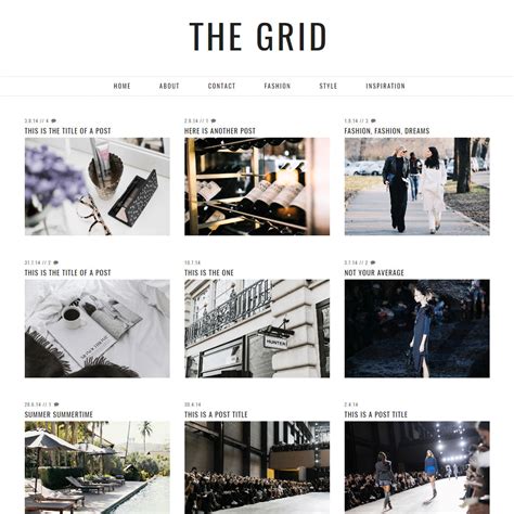 Free Blogger Grid Layout Templates