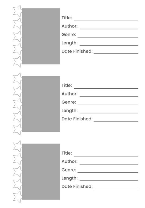 Free Book Journal Template