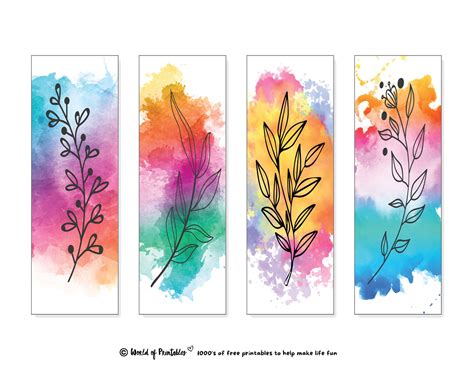 Free Bookmarks Printable