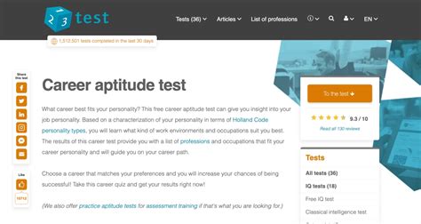 Free Career Test For Adults