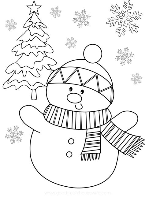 Free Christmas Coloring Pages Printable