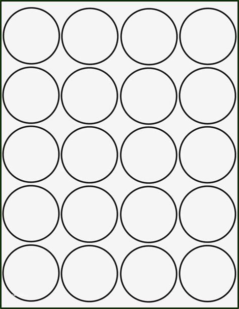 Free Circle Sticker Template