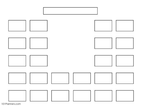 Free Classroom Seating Chart Template