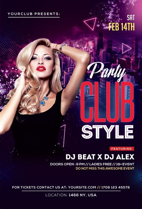 Free Club Flyer Templates