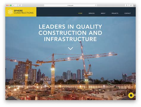 Free Construction Website Templates