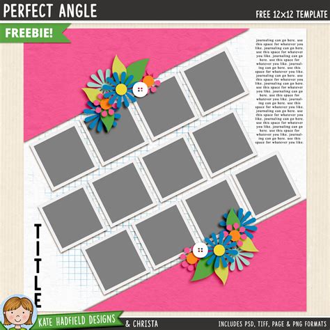 Free Digital Scrapbooking Templates