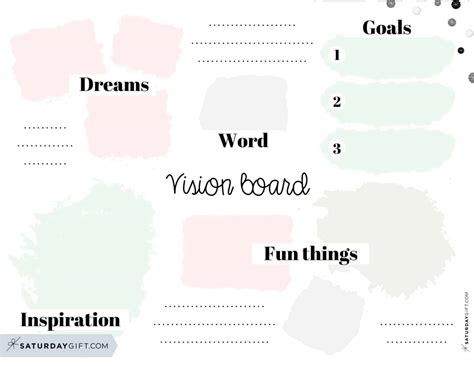 Free Dream Board Template