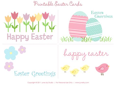Free Easter Printable Cards