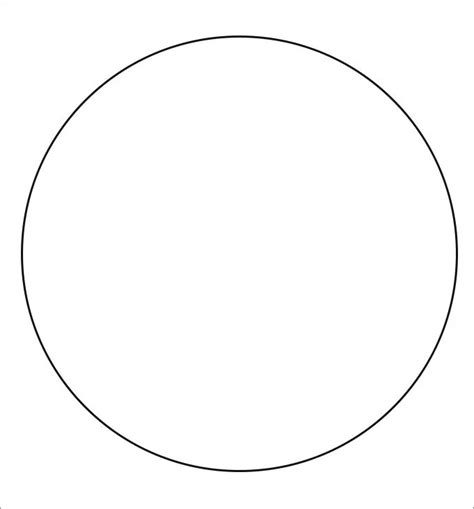 Free Editable Circle Template