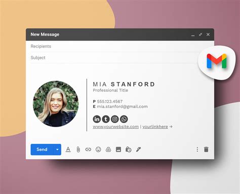 Free Email Signature Templates For Gmail