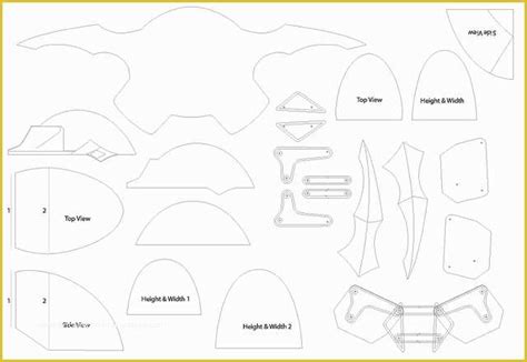 Free Eva Foam Templates