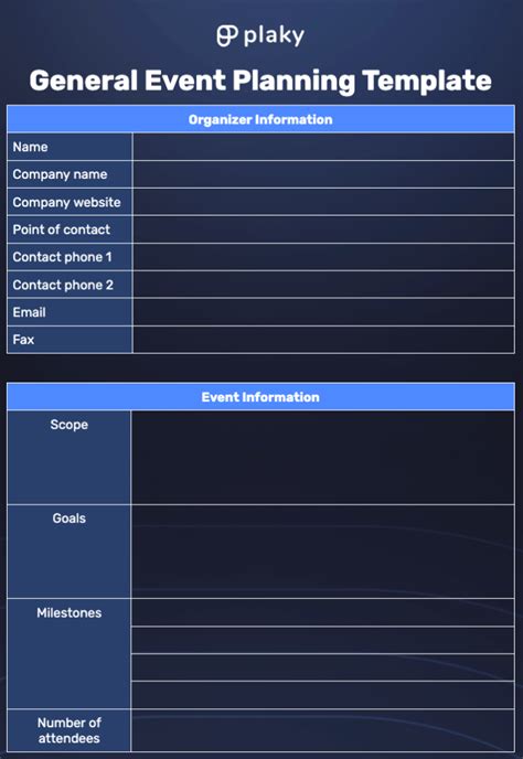 Free Event Templates