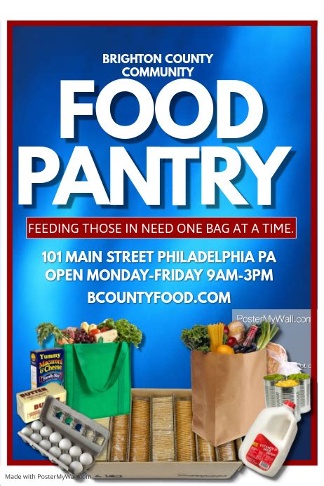 Free Food Pantry Flyer Template