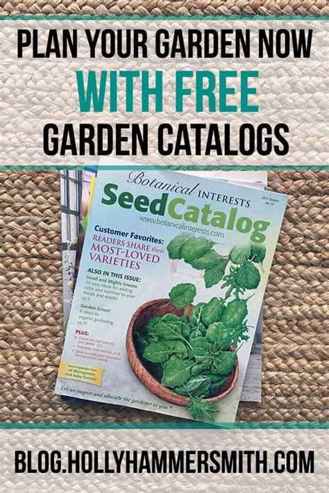 Free Garden Catalogs By Mail Free Shipping