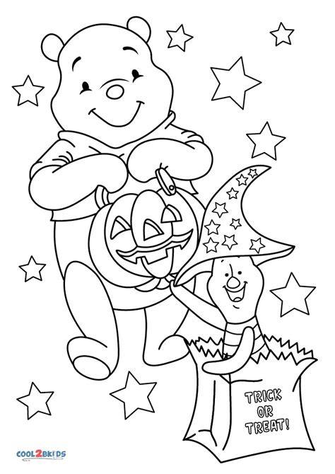 Free Halloiween Printable Coloring Pages Winnie The Pooh Disney