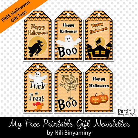 Free Halloween Printable Gift Tags