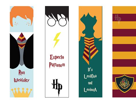 Free Harry Potter Printable Bookmarks