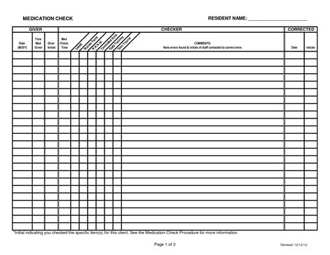 Free Home Health Care Daily Log Template