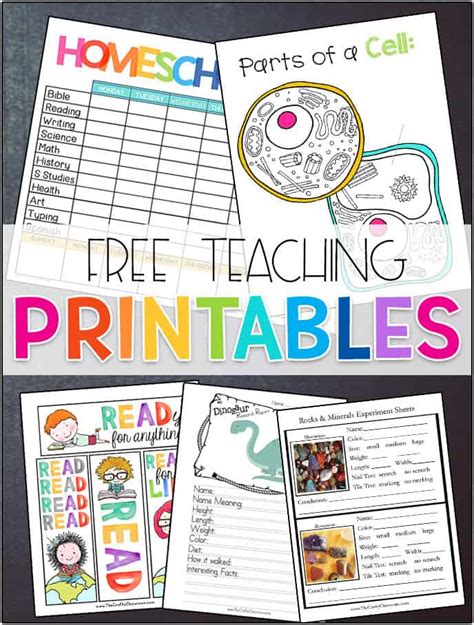Free Homeschool Printables