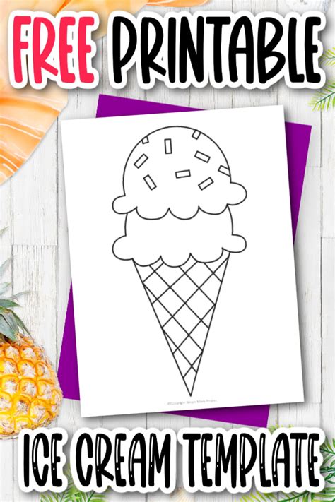 Free Ice Cream Template