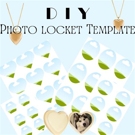 Free Locket Photo Template