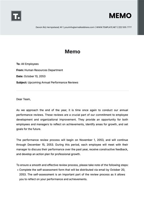 Free Memo Format Templates
