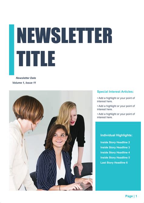 Free Newsletters Templates