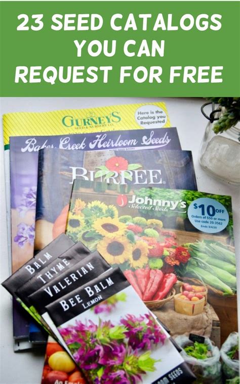 Free Plant And Seed Catalogs