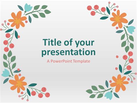 Free Powerpoint Templates For Spring