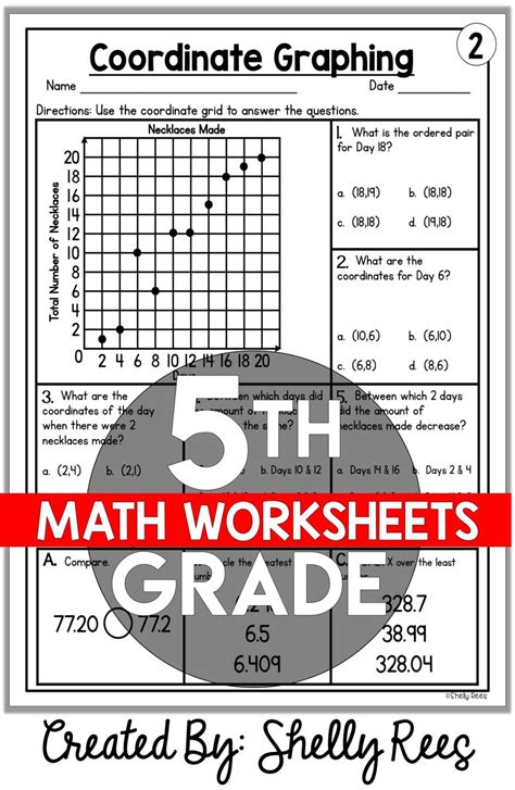 Free Printable 5th Grade Math Worksheets