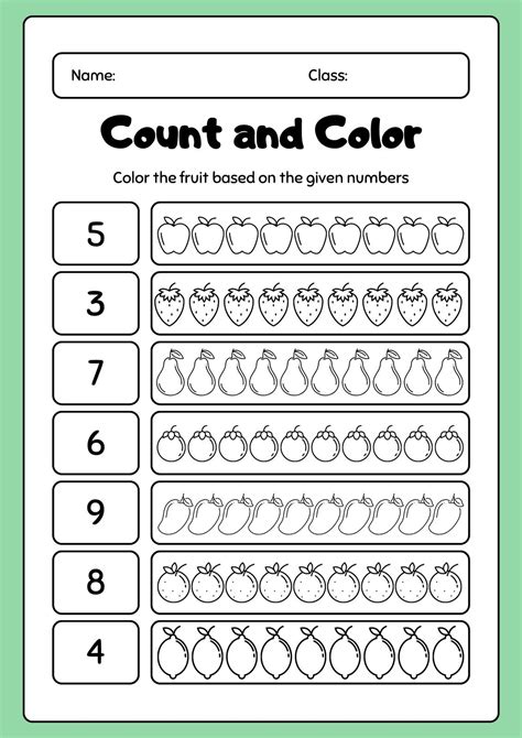 Free Printable Activities For Kindergarten
