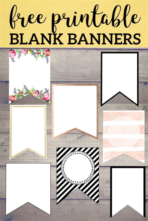 Free Printable Banners Template